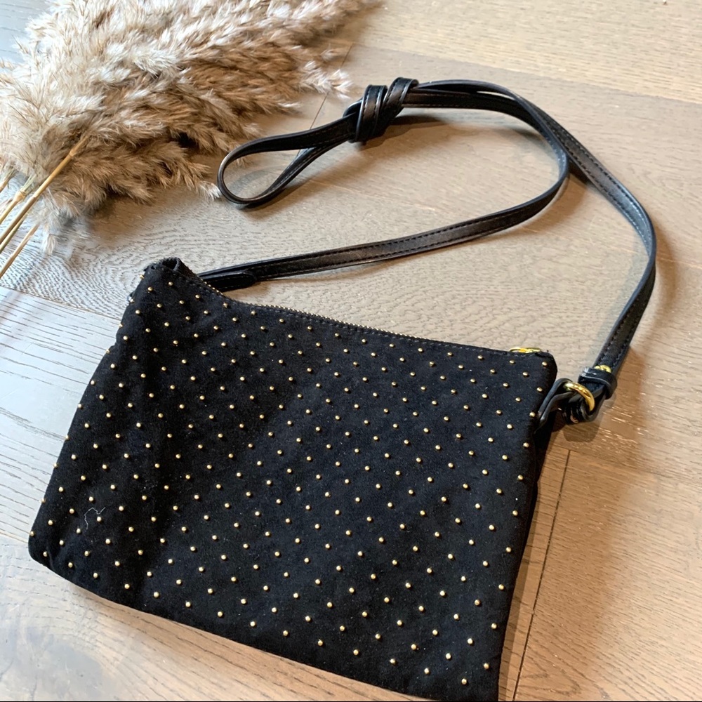 Gold Stud Crossbody Purse
